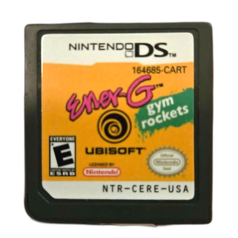 Ener-G Gym Rockets Nintendo DS 3DS (Cartridge Only) Tested